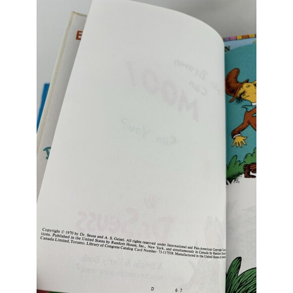 Vintage Dr. Seuss Mostly Grolier Book Club Lot - Bright Early Beginning Beginner - Picture 8 of 16